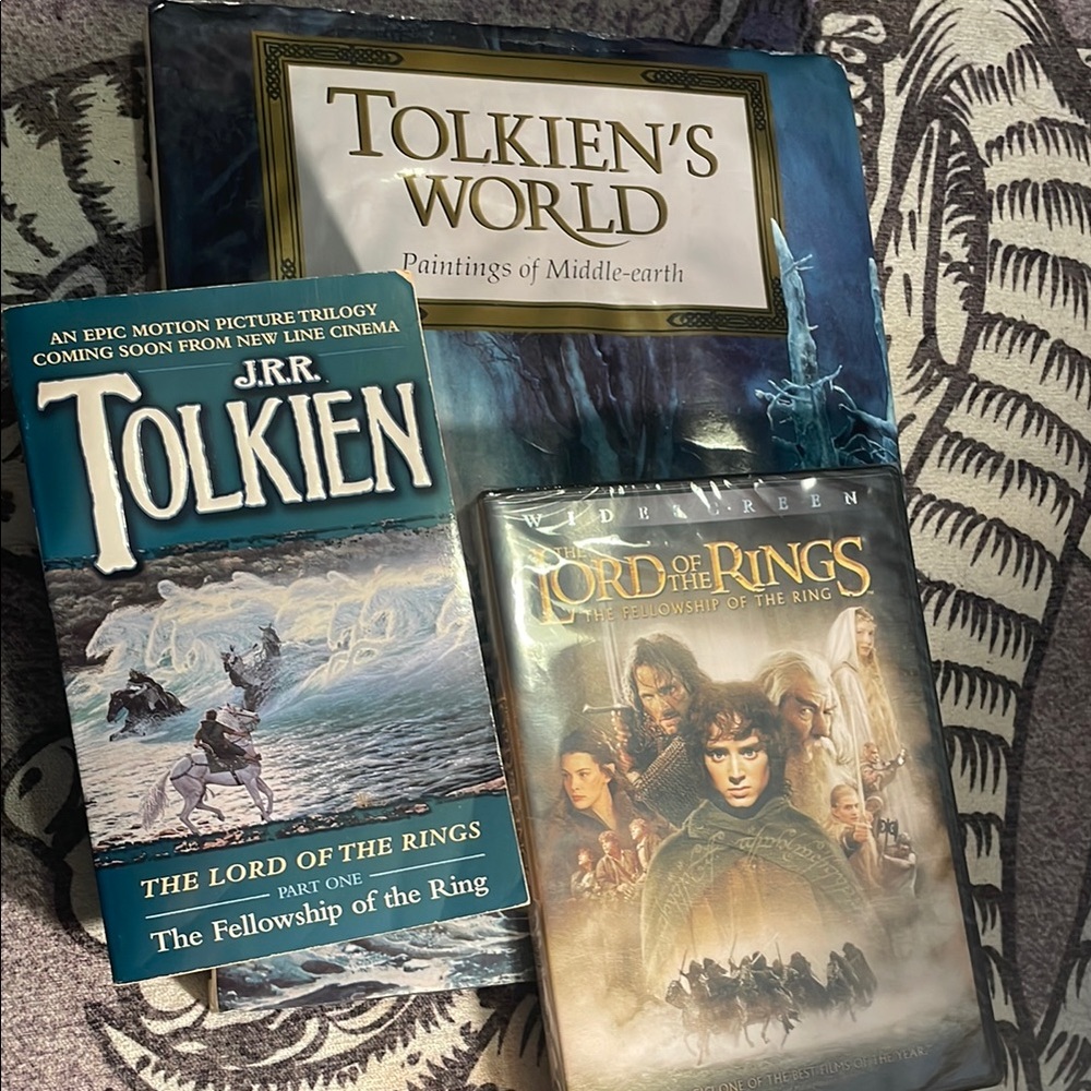 Tolkien's World Book and Lord of the Rings Set